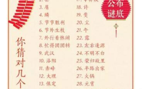 小学生元宵节灯谜大全及答案,小学生元宵节灯谜大全解析